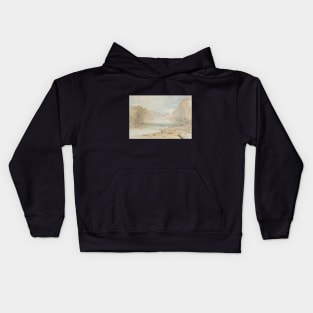 Baden from the North, 1844 Kids Hoodie